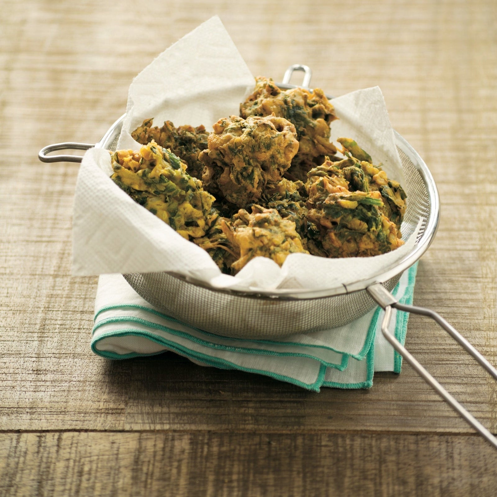 Stovetop: Spinach Pakoras, Chickpea Fritters Indian As Apple Pie