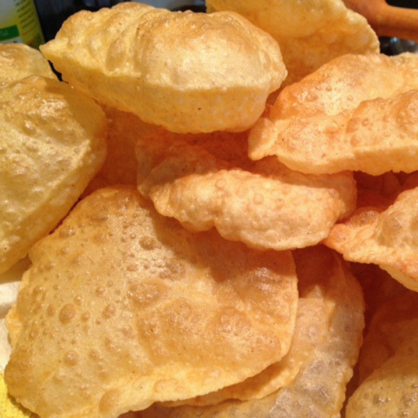 Stovetop: Puri (Poori), Fried Deliciously Airy Indian Puffed Bread Indian As Apple Pie