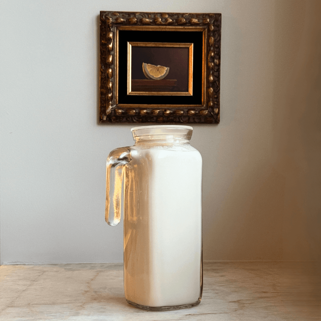 Homemade almond milk