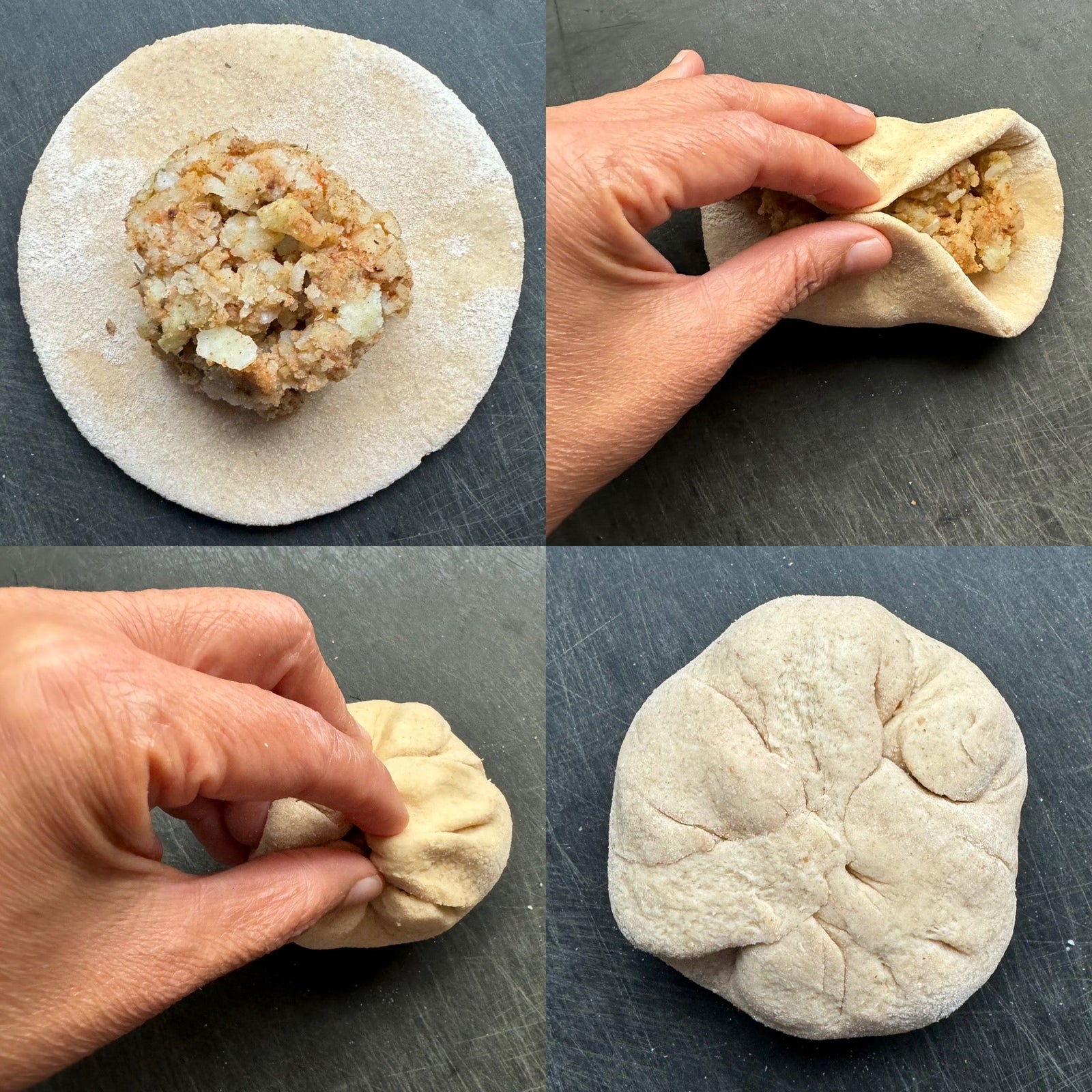 Stovetop: Punjabi Aloo Parantha, Spiced Potato Stuffed Flatbread