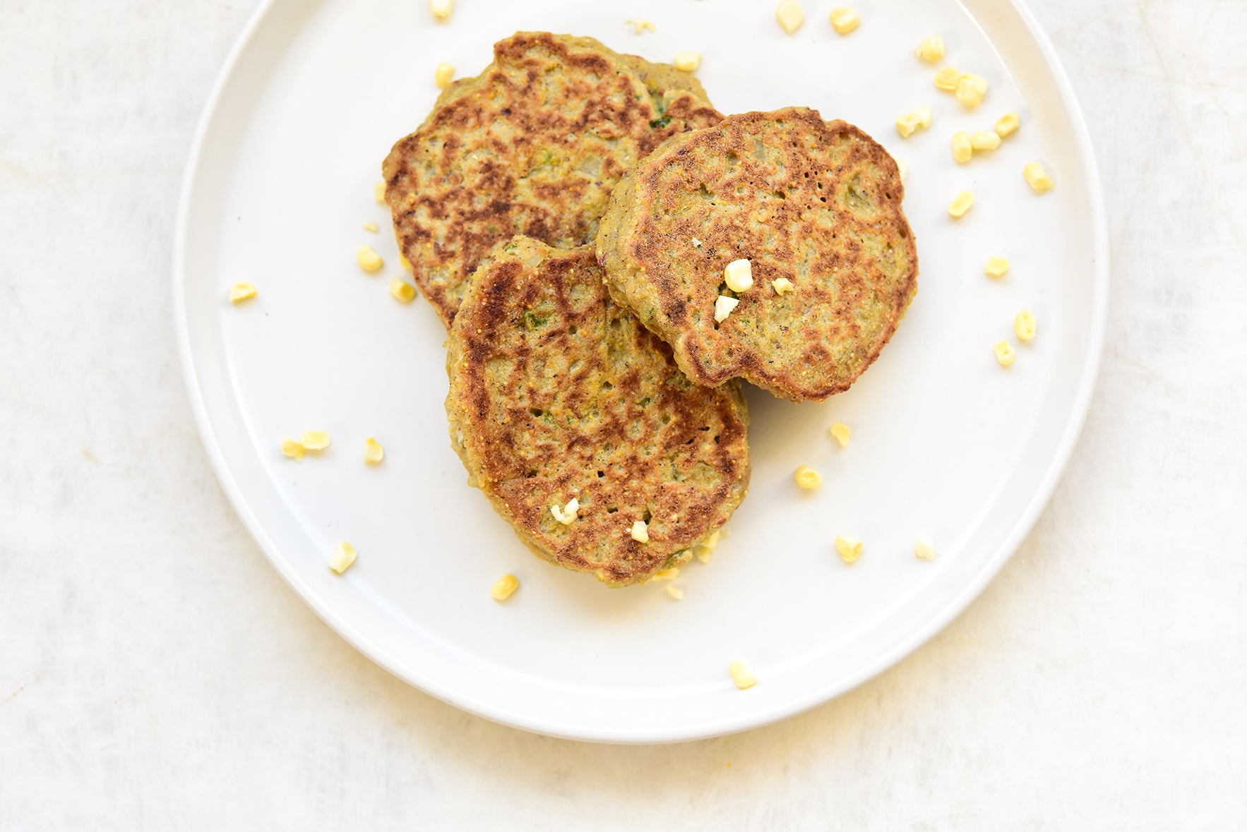 Savory Corn-Millet-Flax Cakes - Indian As Apple Pie