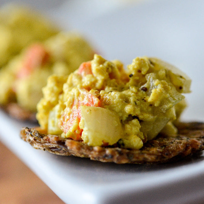 Side Note: Eggless Egg Salad with Black Salt and Turmeric