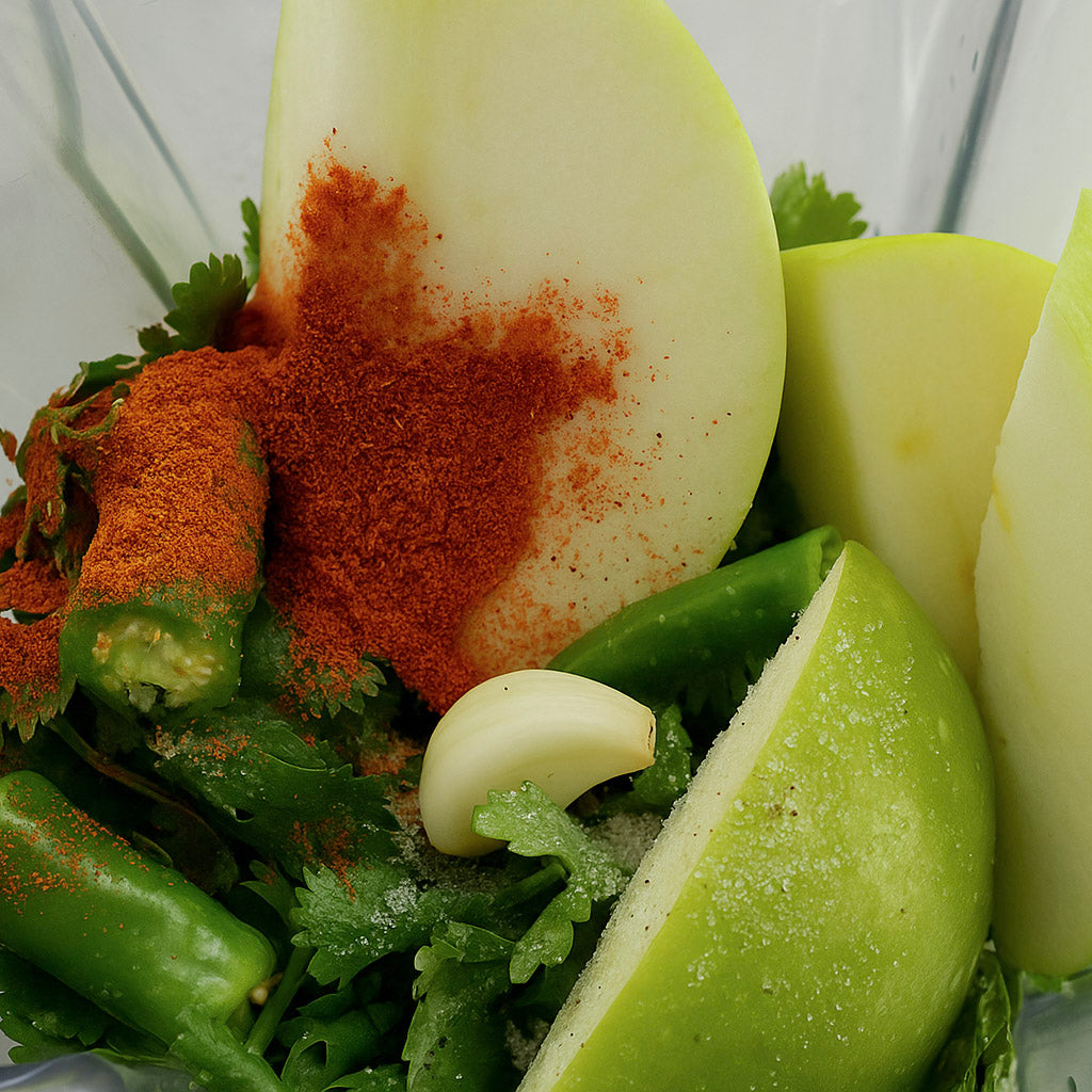 Blender: Cilantro Green Apple Chutney