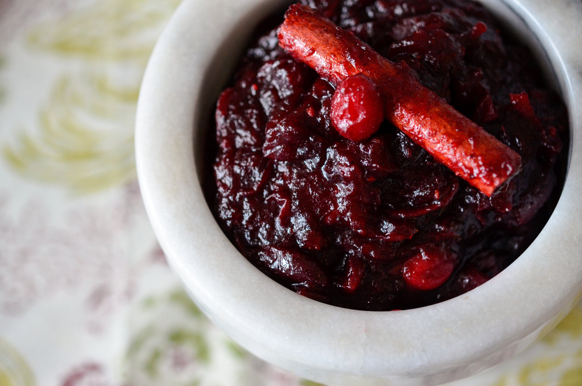 Sexy Holiday Sides: Cranberry Chutney - Indian As Apple Pie