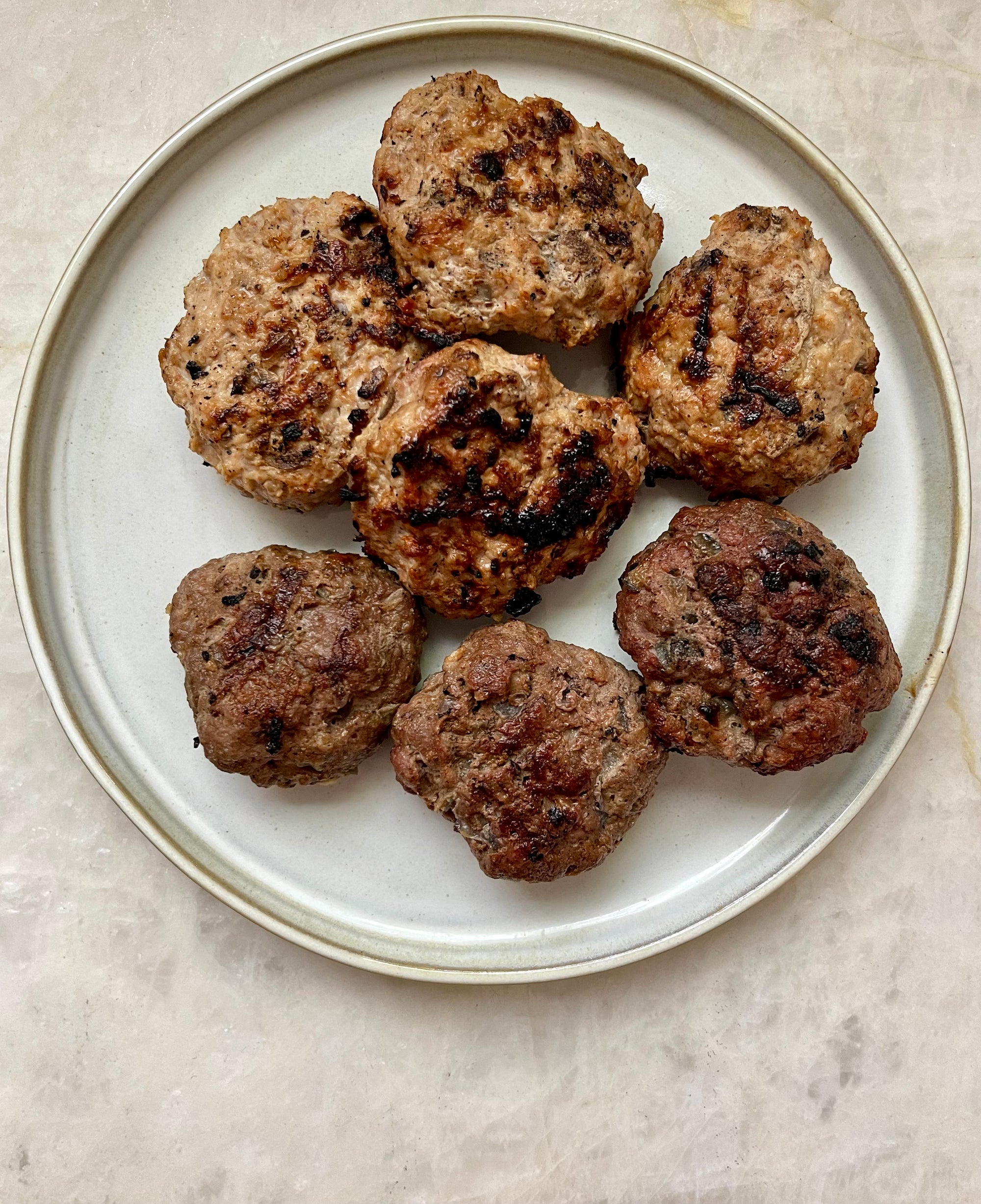 Grill or Stovetop: Masala Burgers Topped with Tamarind Chutney