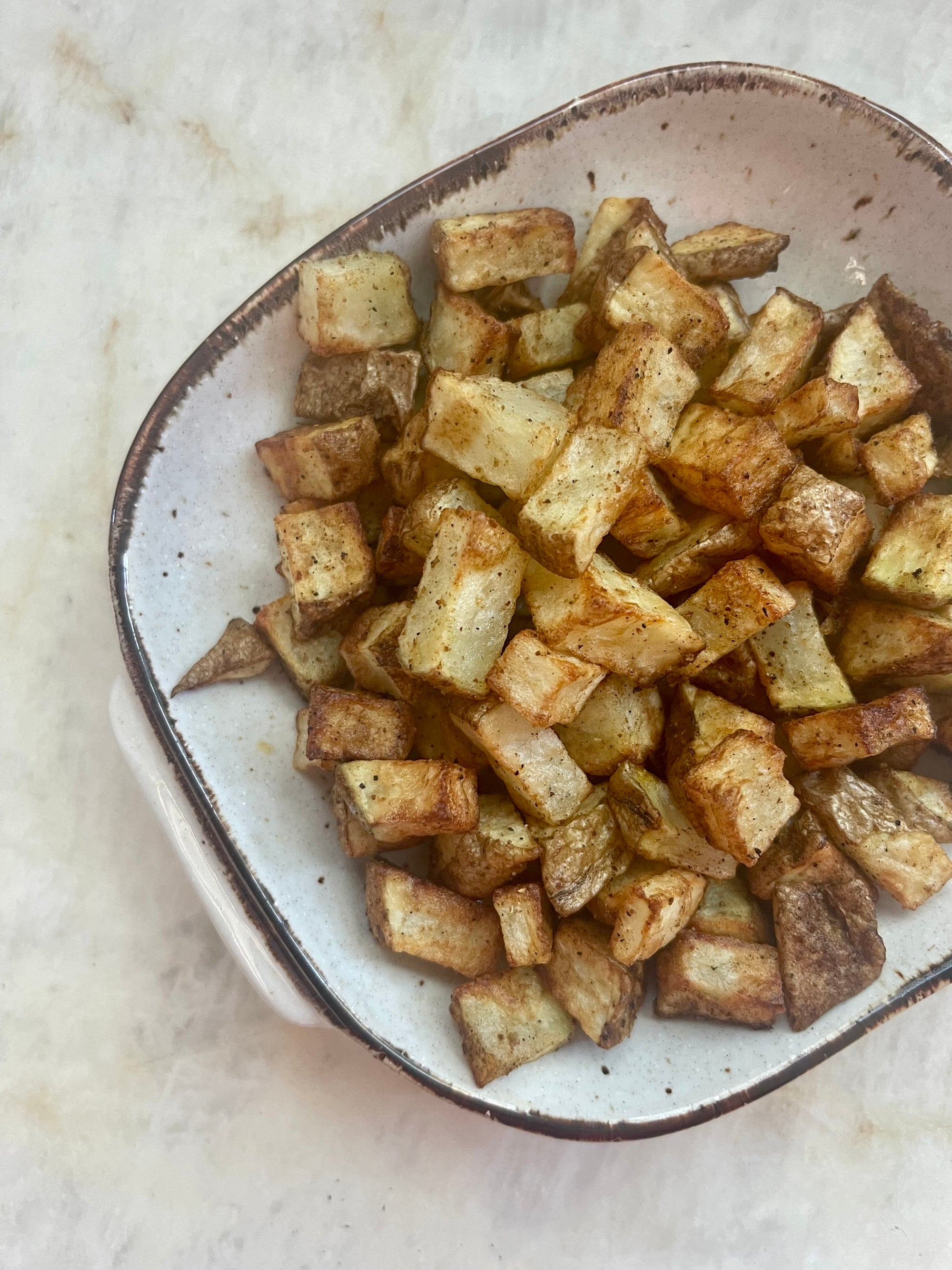 Air Fryer: Diner Quality Chaat Masala Hash Browns