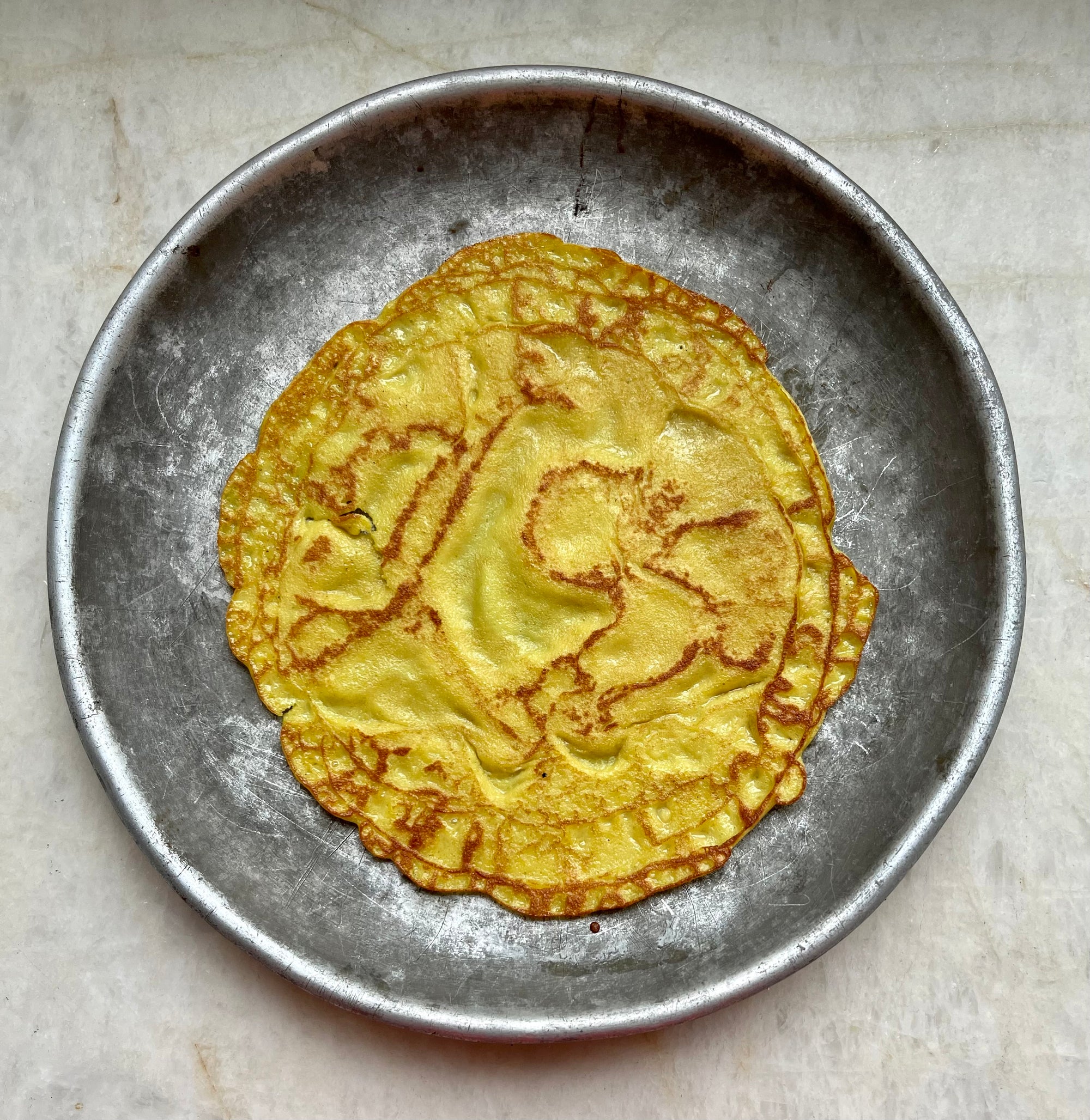 Stovetop: Split Moong Dal Crepes With Coconut Milk