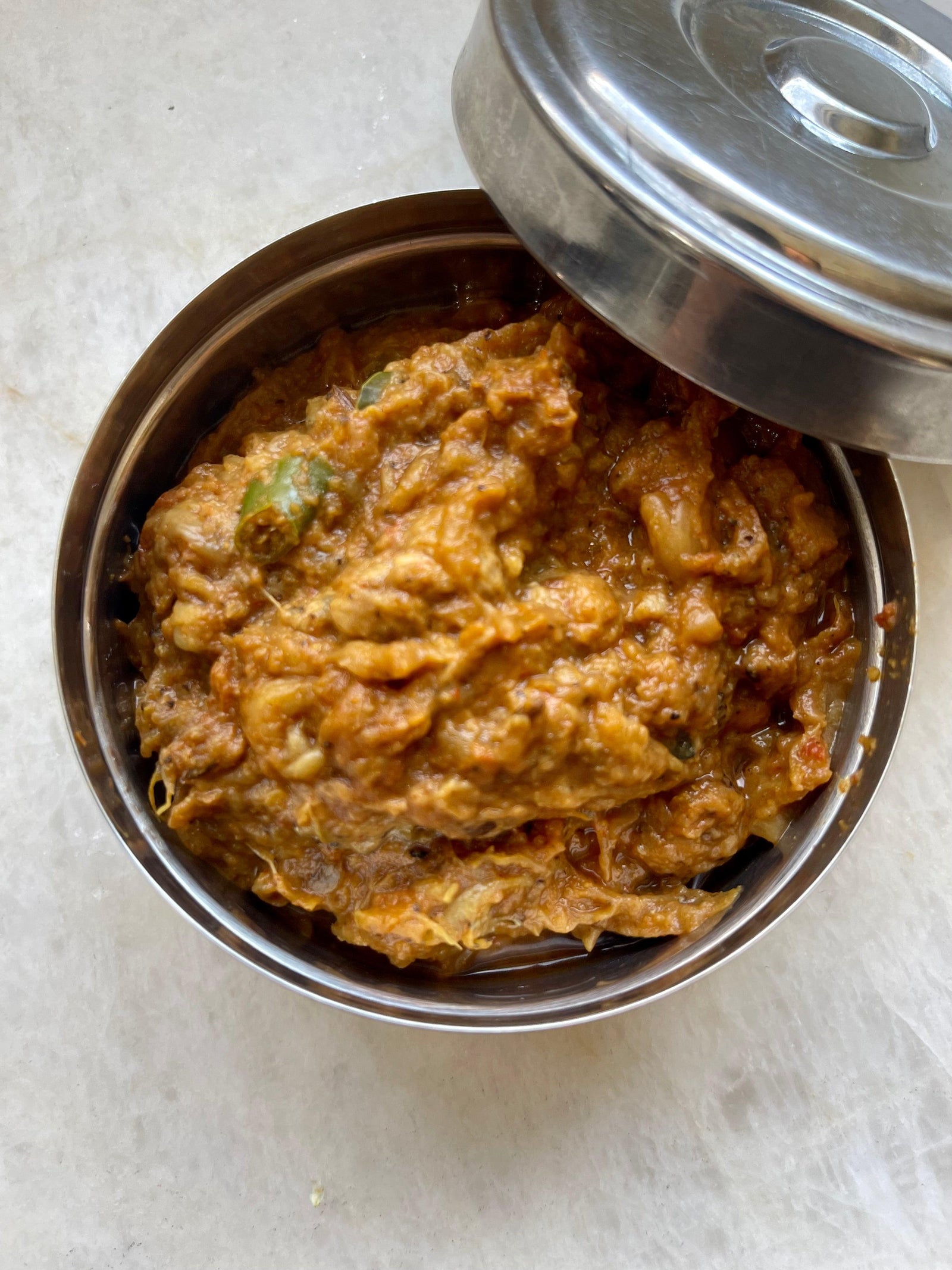 Oven-Stovetop: Baingan Bharta with Our Punjabi Masala