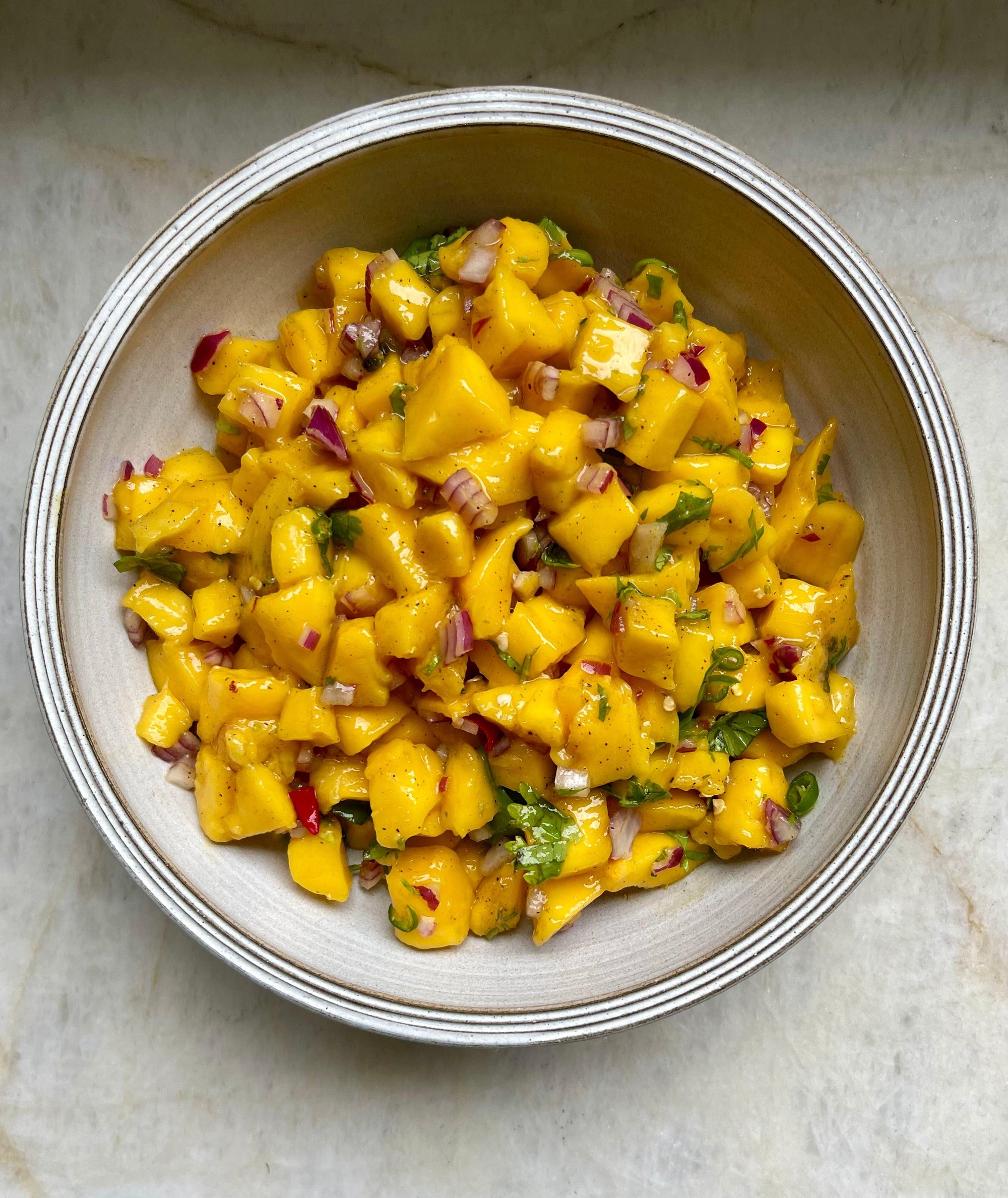 Sweet and Spicy Mango Salsa