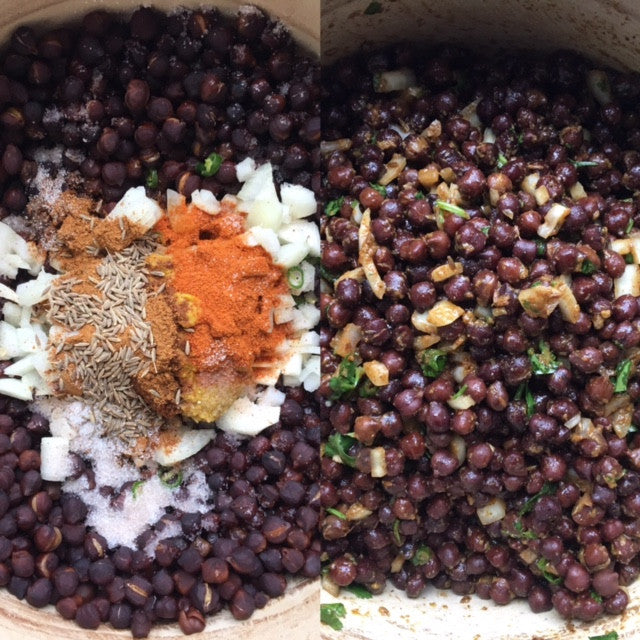 Stovetop: Kala Chana with Punjabi Masala