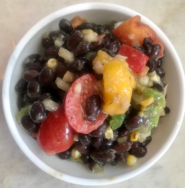 Salad: Tart Black Bean, Avocado, and Mango