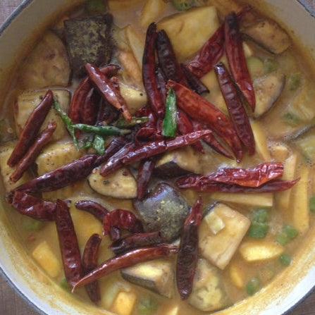 Stovetop: Sambhar, Vegan/Vegetarian South Indian Stew Indian As Apple Pie