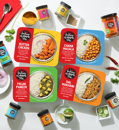 Indian as Apple Pie frozen meals