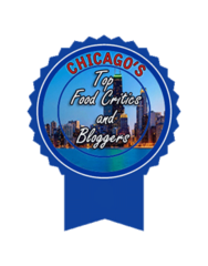 Chicago's top food critics and bloggers badge